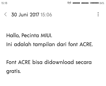 Font Acre Mtz